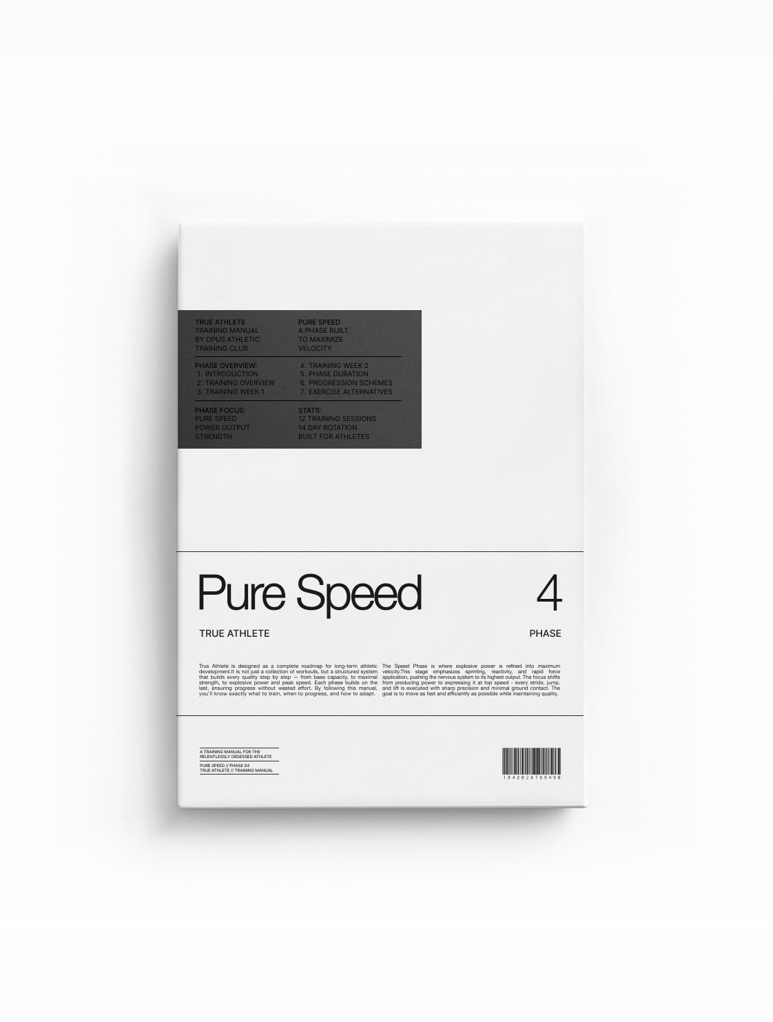 True Athlete – Phase 4: Pure Speed