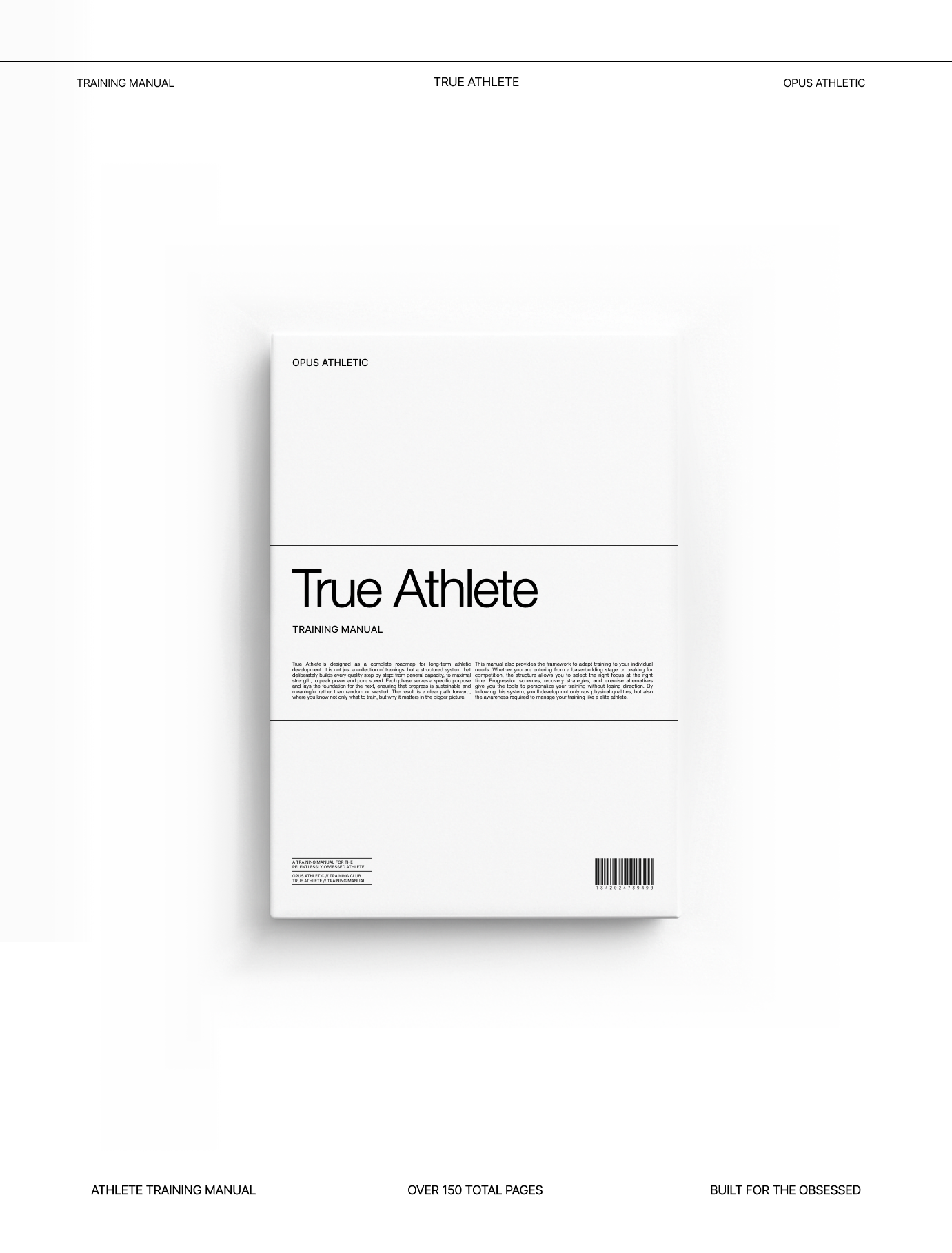 True Athlete - Training Manual