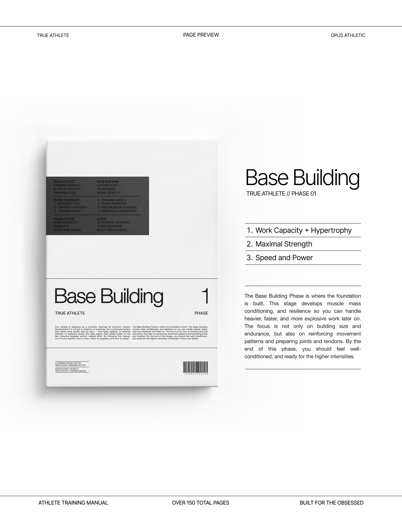 True Athlete - Training Manual