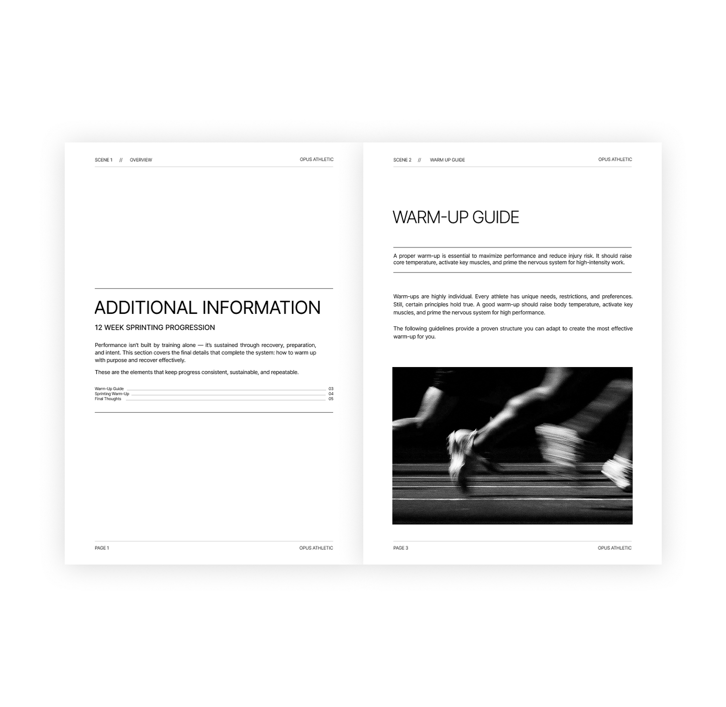 12 Week Sprinting Progression (Sample Workouts)