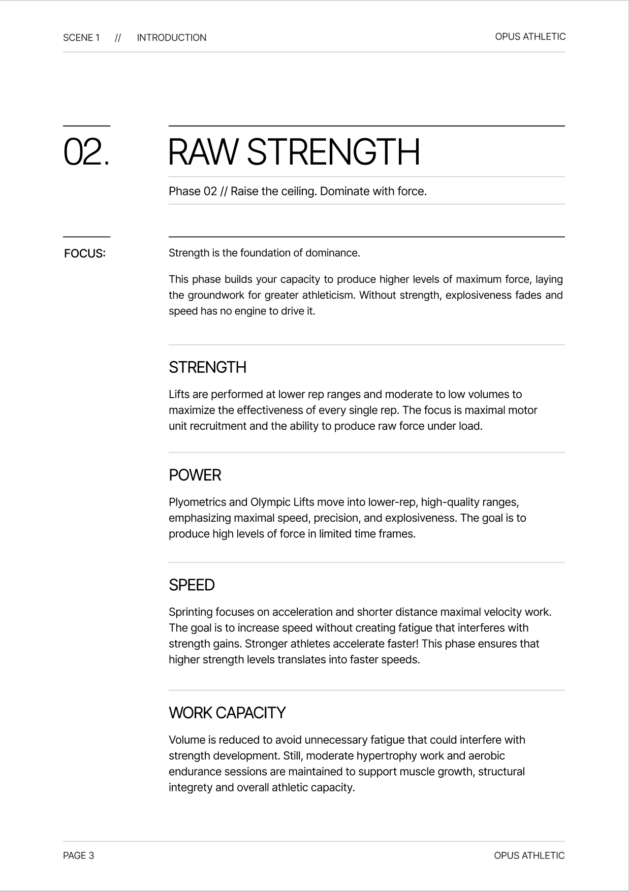 True Athlete – Phase 2: Raw Strength