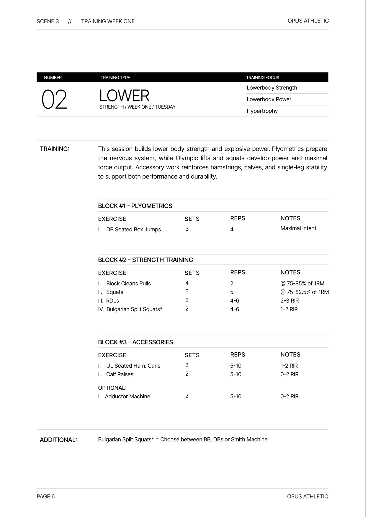 True Athlete – Phase 2: Raw Strength