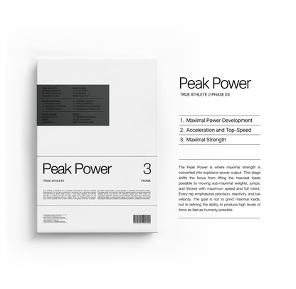 True Athlete – Phase 3: Peak Power