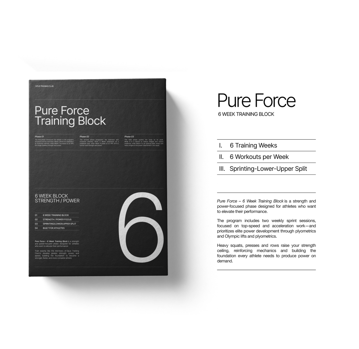 Pure Force - 6 Week Training Block