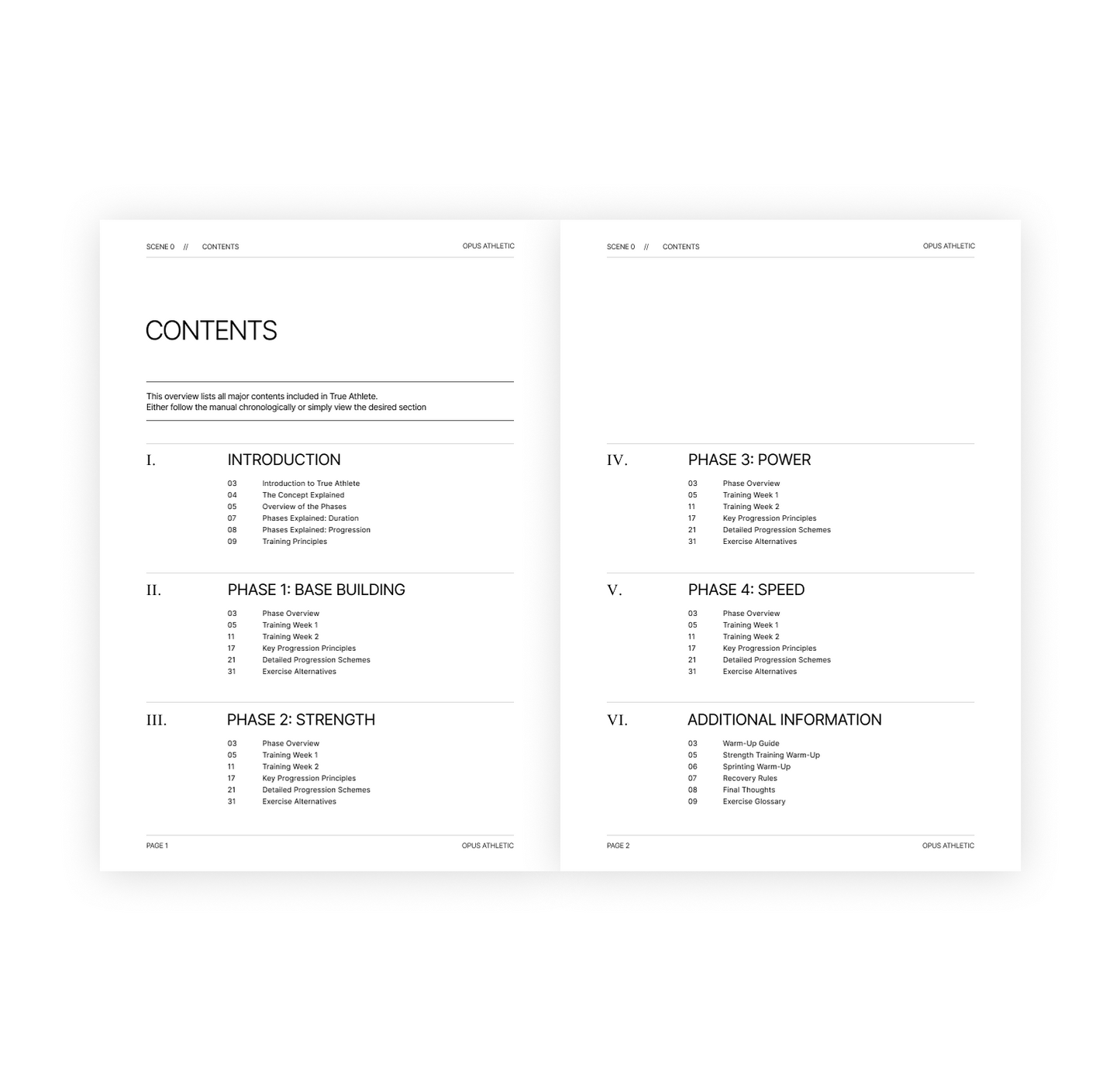 True Athlete - Training Manual