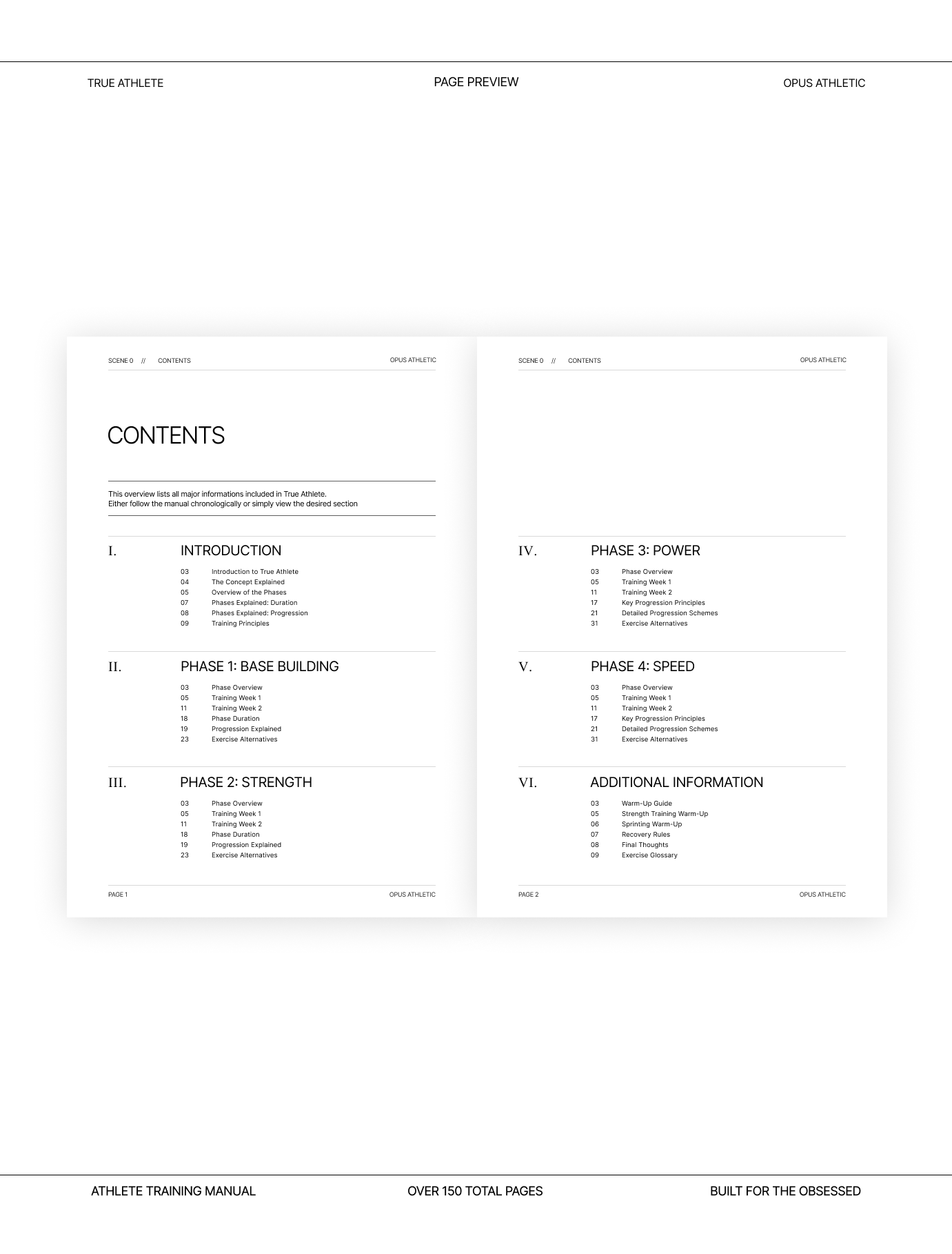 True Athlete - Training Manual