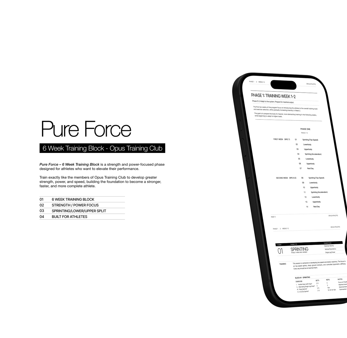 Pure Force - 6 Week Training Block