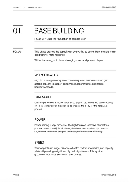 True Athlete – Phase 1: Base Building