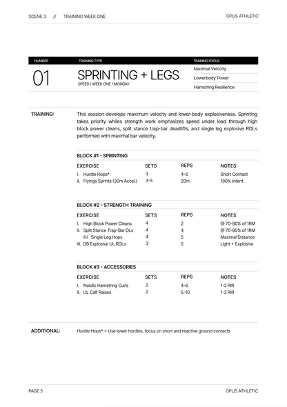 True Athlete – Phase 4: Pure Speed